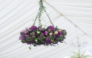 Amaranthyne Weddings - Floral Chandelier - Pollen Designs
